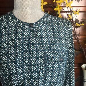 BR Factory Geometric Shirt Dress Size 6